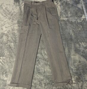 Men's Haggar Clothing Gray Dress Pants 30x30